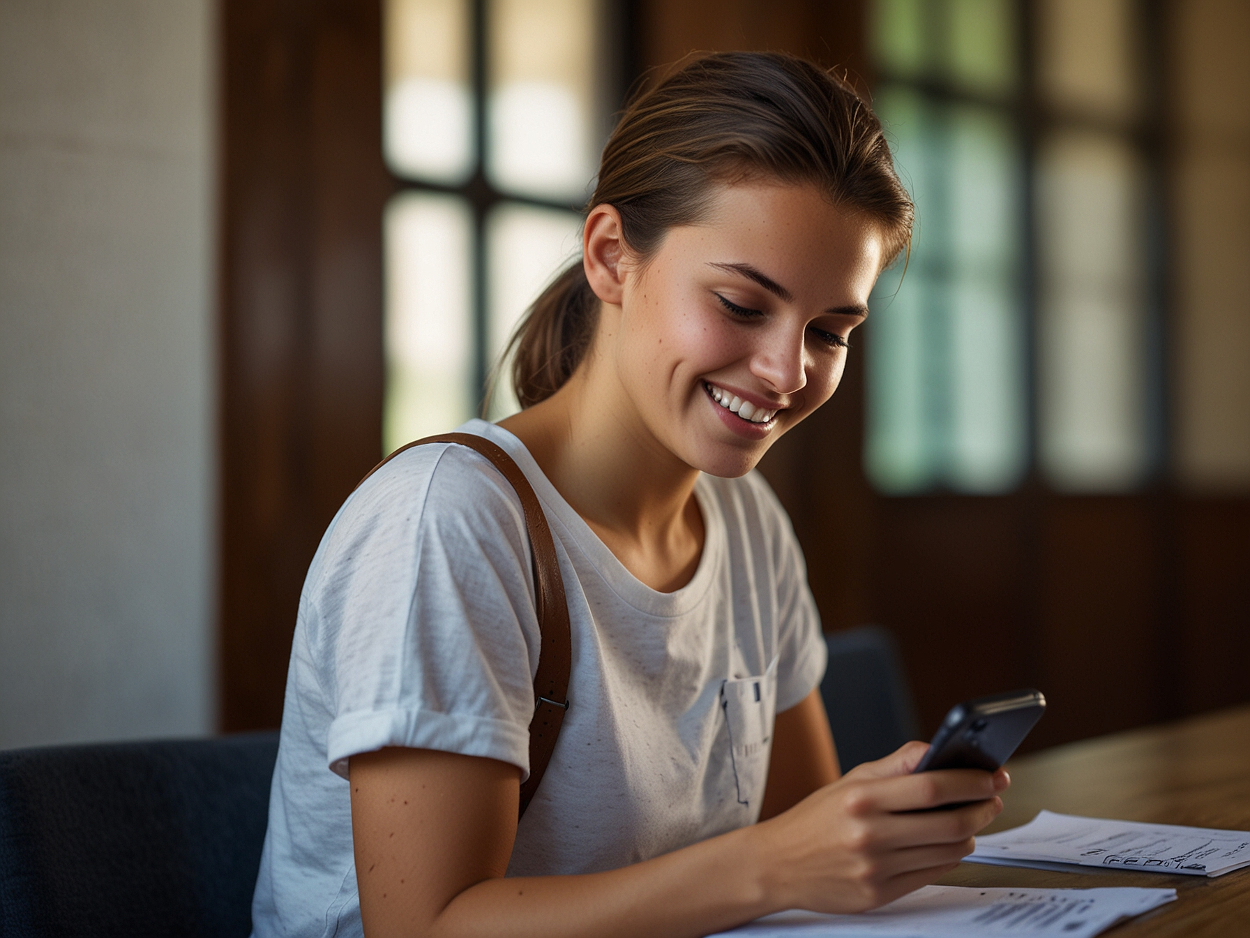 New user signing up on mobile